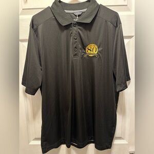 Men's Black 80th Anniversary Polo Shirt